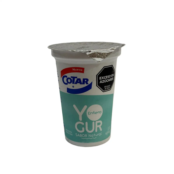 COTAR YOGUR NATURAL ENT X190GRS