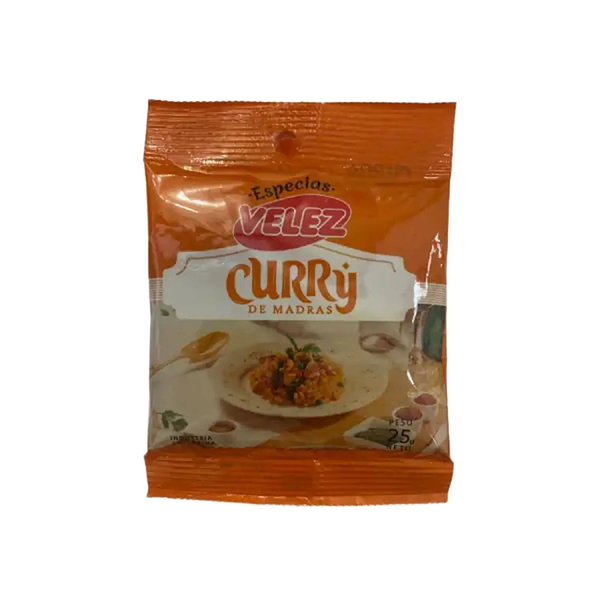 VELEZ ESPECIAS CURRY 10X25G 