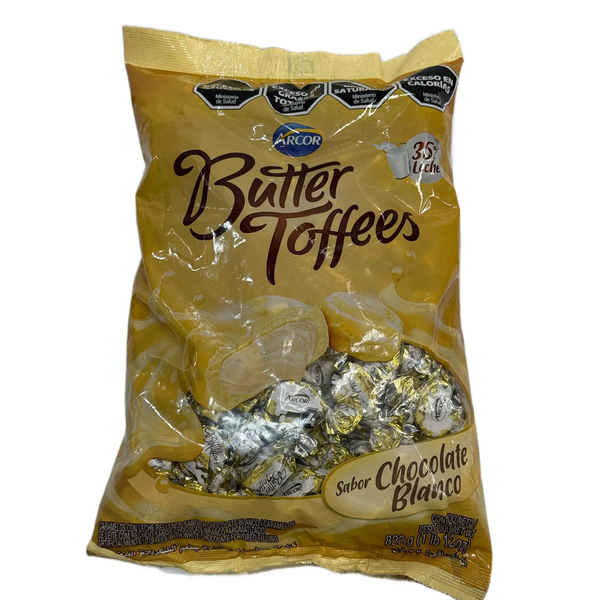 CARAMELO BUTTER  TOFFE CHOCOLATE 822G *6