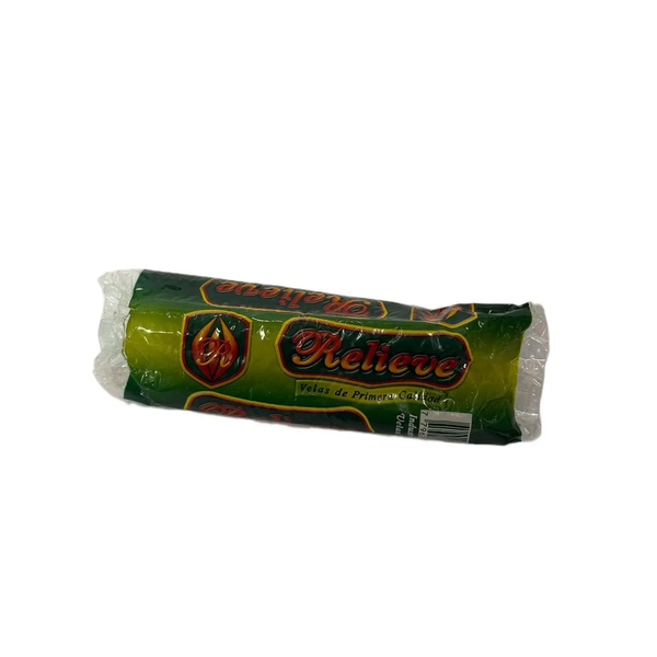 VELAS RELIEVE 110MM CORTAS x4 *50