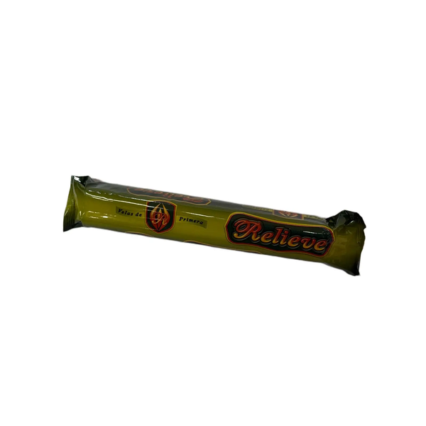 VELAS RELIEVE  210MM LARGAS X4*25
