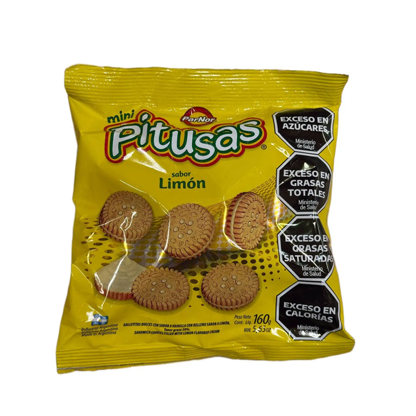 GALLETITAS PITUSAS MINI LIMON 160G *30