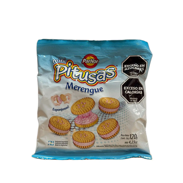GALLETITAS PITUSAS MINI MERENGUE 120G *30