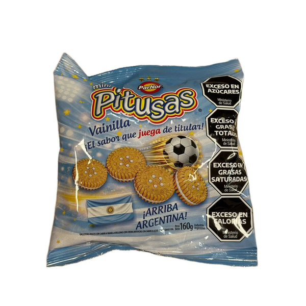 GALLETITAS PITUSAS MINI VAINILLA 160G *30