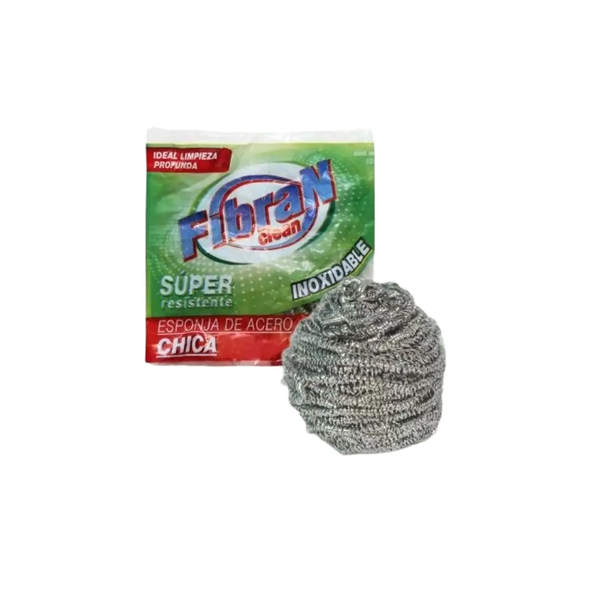 ESPONJA ACERO INOXI FIBRAN* 12