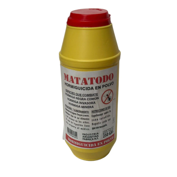 MATATODO HORMIGUICIDA EN POLVO 250GRS
