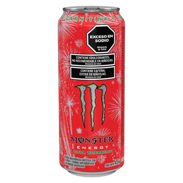 ENERGIZANTE MONSTER ENERGY WATER MELON X473ML*6