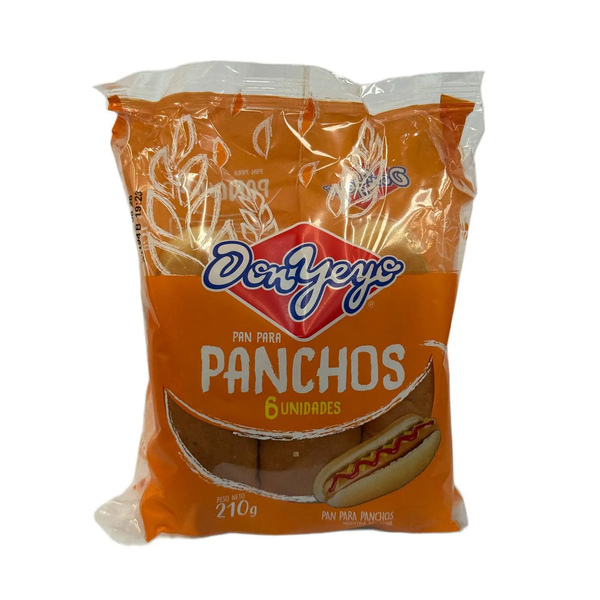 DON YEYO PAN PARA PANCHOS X6U 210GRS
