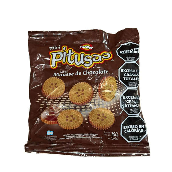 GALLETITAS PITUSAS MINI MOUSSE 160G *30