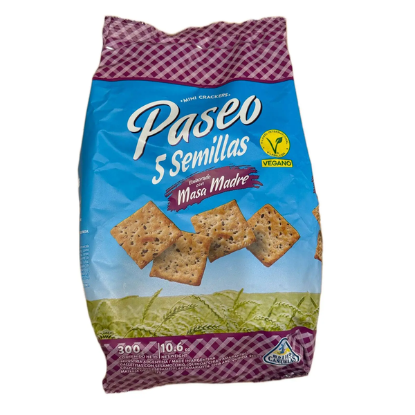GALLETITAS PASEO 5 SEMILLAS 300G *14u