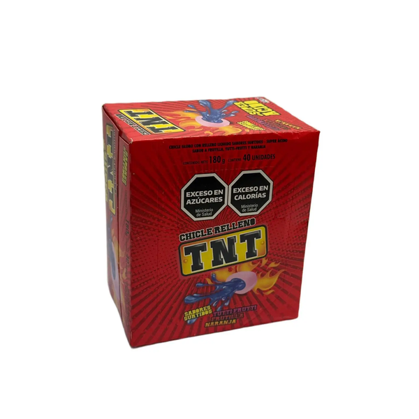 CHICLE TNT ACIDO  RELLENO X 40U *20