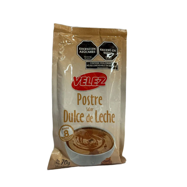VELEZ POSTRE DULCE DE LECHE 70G *8