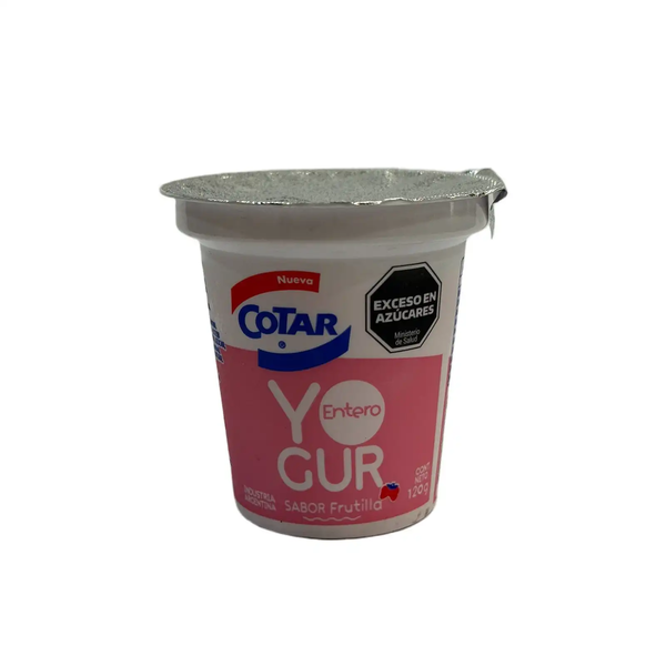 COTAR YOGUR FRUTILLA ENT X120GRS