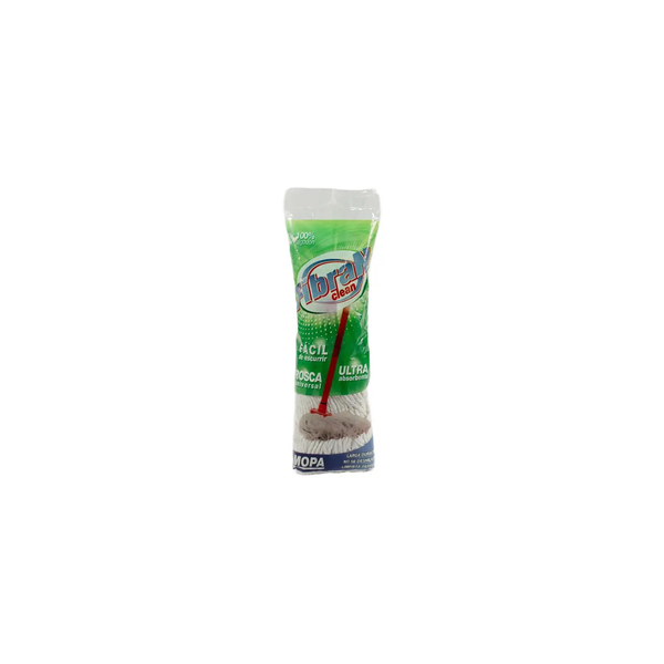 MOPA BLANCA ALGODON FIBRAN REF (VERDE) *30