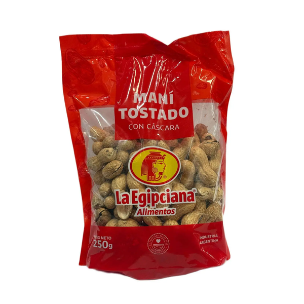 MANI C/CASCARA  LA EGIPCIANA X250G
