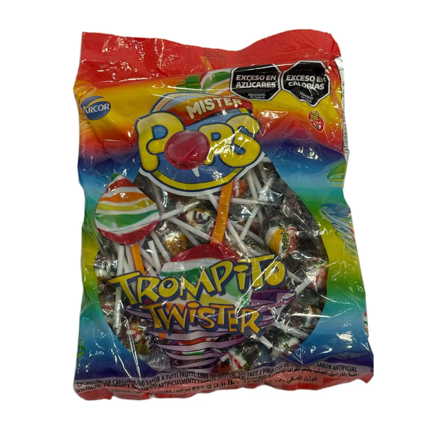 CHUPETIN MISTER POPS TROMPITO TWISTER*12