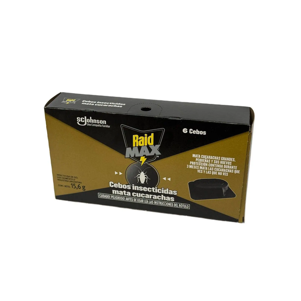 INSECTICIDA RAID MAX  CEBOS X6  *12