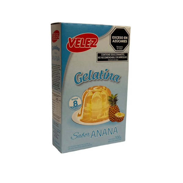 VELEZ GELATINA ANANA 100G *6
