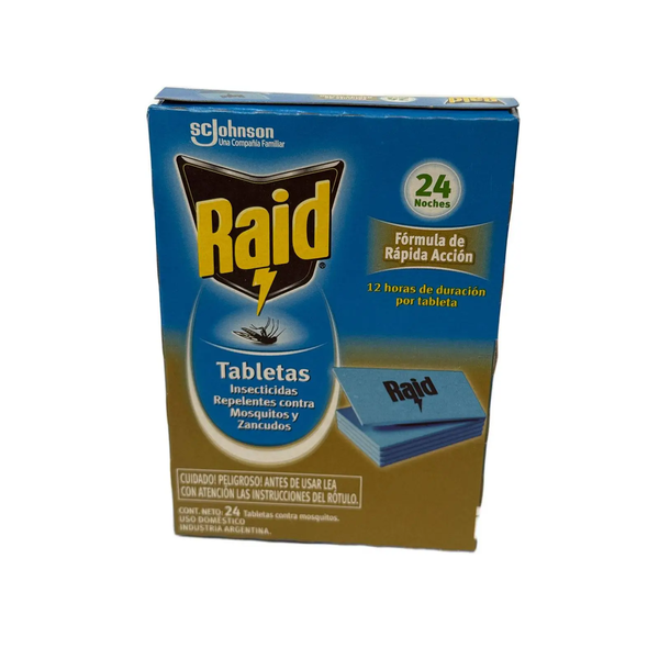TABLETAS RAID 24U  *20