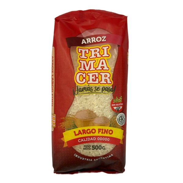 ARROZ TRIMACER LARGO FINO ROJO 500G *10