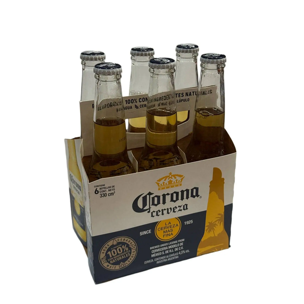 CERVEZA CORONA BOTELLA 330CM *6