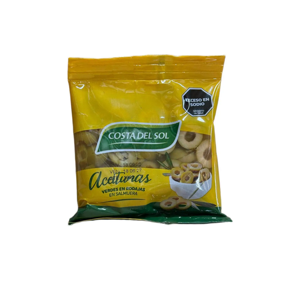 ACEITUNAS COSTA SOL X80G VERDES RODAJAS*15