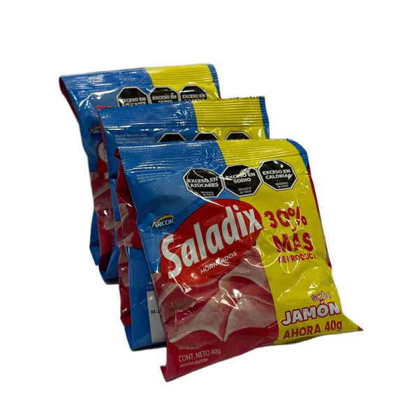 SALADIX TIRA JAMON X30G *6*8