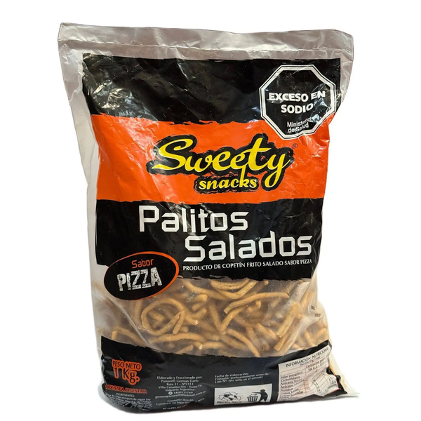 SWEETY SNACKS PALITOS SALADOS JAMON1KG*15