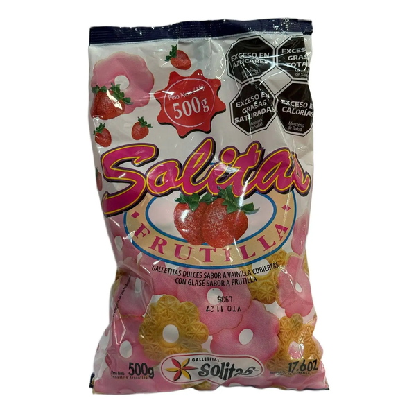 ARITOS FRUTILLA SOLITAS X 500G *8