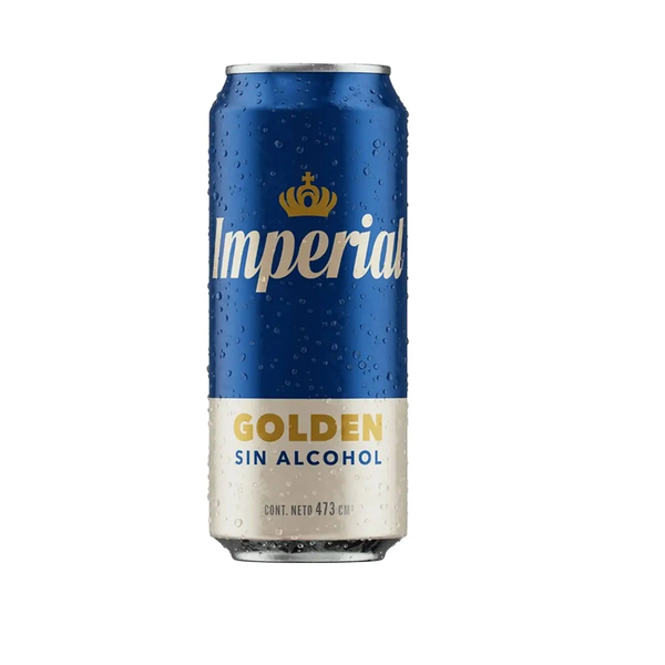 CERVEZA IMPERIAL GOLDEN S/ALCOHOL 473ML X6 