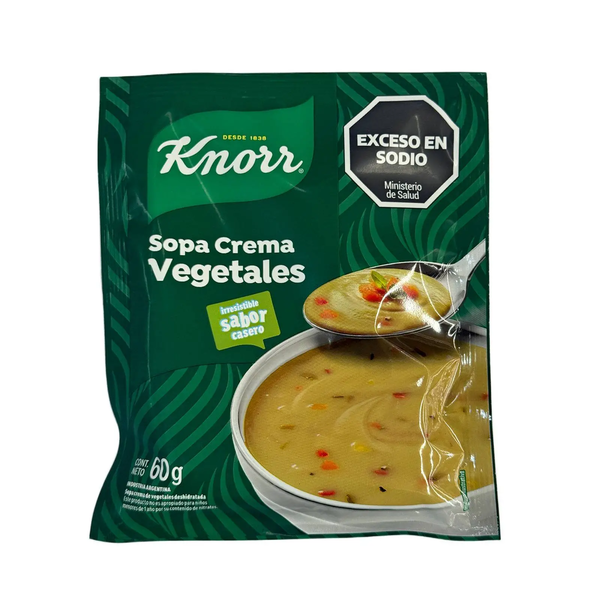SOPA CREMA KNORR - VEGETALES X60GRS *10