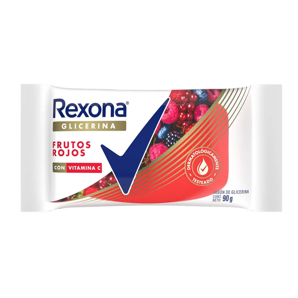 JABON REXONA GLICER F ROJOS 90G *108
