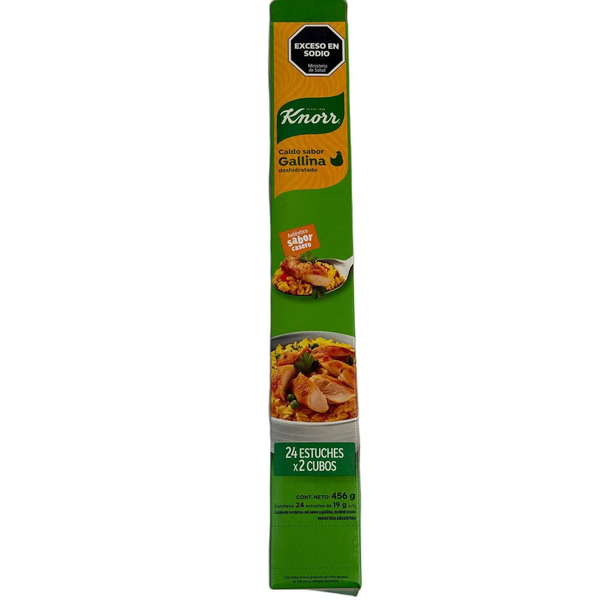CALDO KNORR S/GALLINA x2 cubos*24