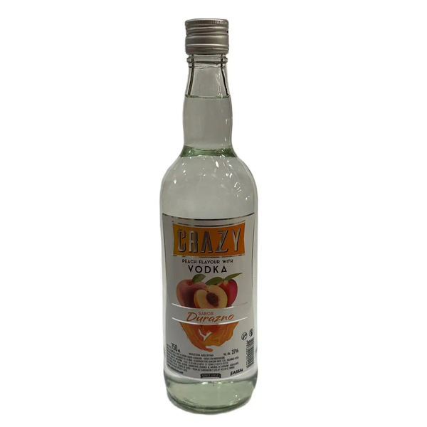 VODKA CRAZY DURAZNO 750ML *6