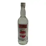 VODKA CRAZY  FRAMBUESA 750ML *6