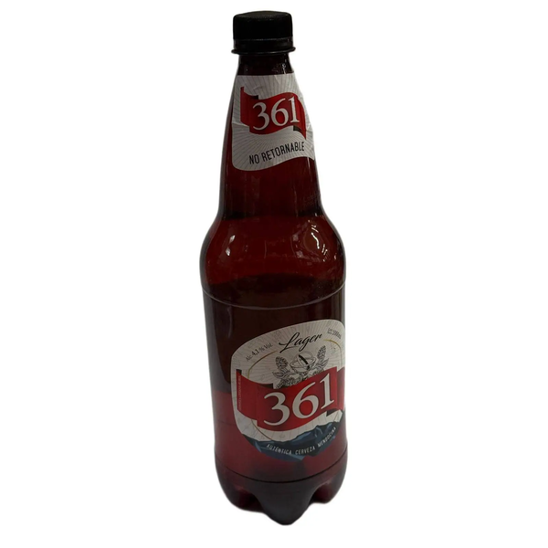 CERVEZA 361 LITRO N/RETORNABLE *6