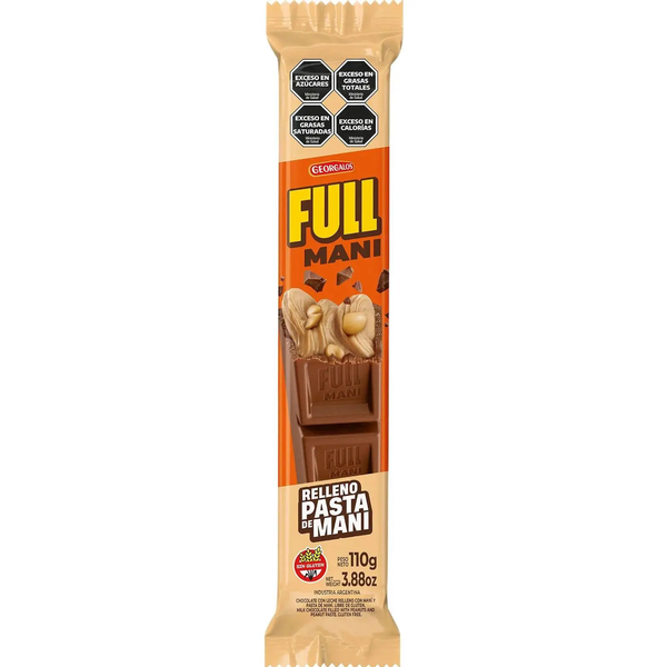 CHOCOLATE FULL MANI PASTA DE MANI X110G GRS*10