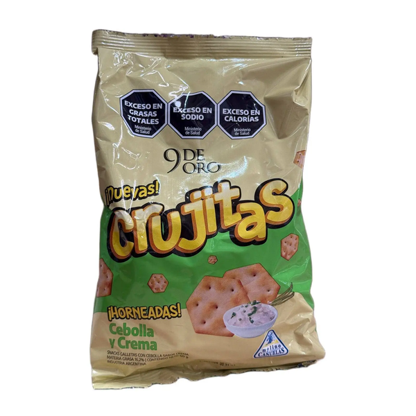 CRUJITAS CEBOLLA Y CREMA 120G *16