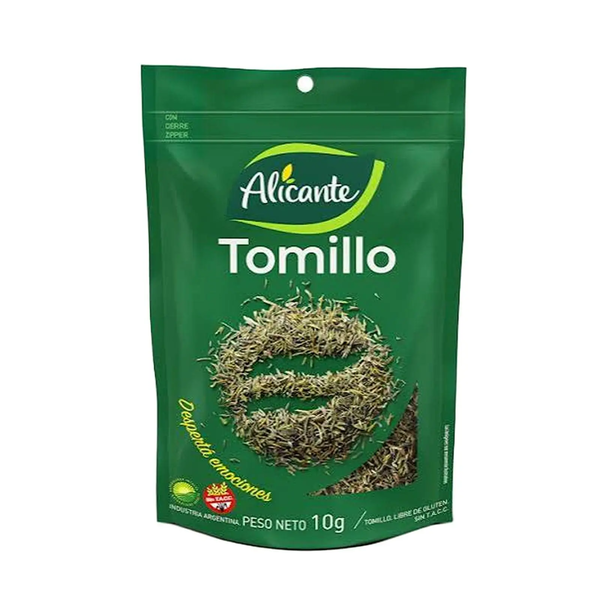 TOMILLO ALICANTE SIN TACC 10G *12