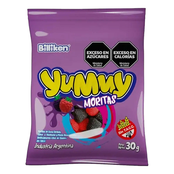 GOMITAS YUMMY MORITAS 500G *6