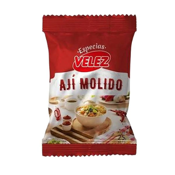 VELEZ ESECIAS AJI MOLIDO 25G *10