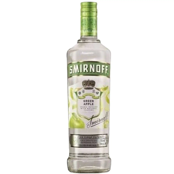 VODKA SMIRNOFF GREEN APL X70ML*6