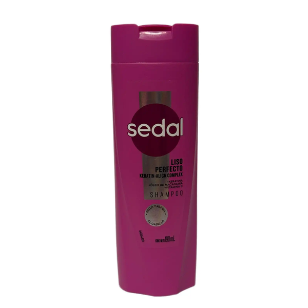 SHAMPOO FRASCO SEDAL LISO PERF 190ML *12