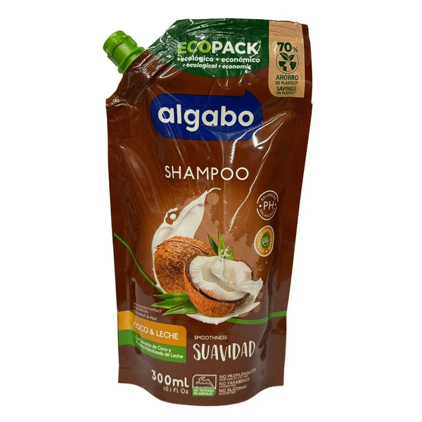 ALGABO DP SHAMPOO COCO&LECHE 300ML *12