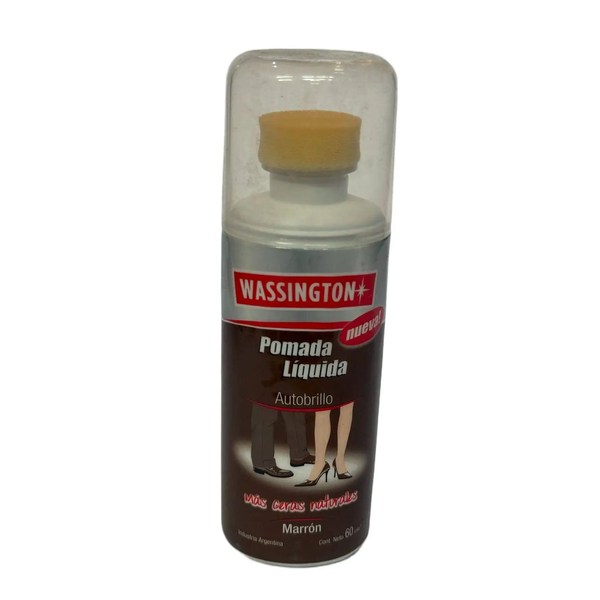 POMADA WASSING LIQ MARRON *12