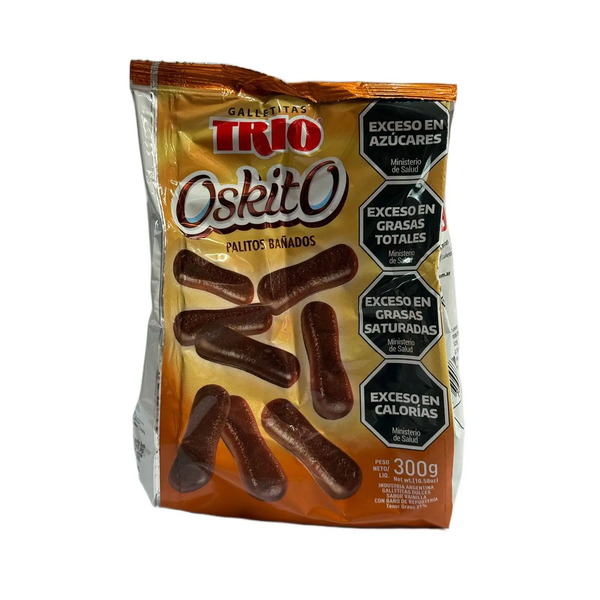 TRIO OSKITO PALITOS BAÑADOS 300GS*12
