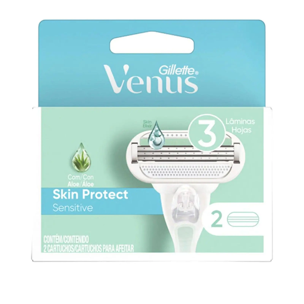 VENUS SKIN PROTEC 3 FILO RO X 2 *6