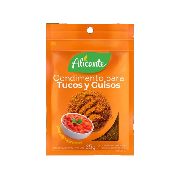 CONDIMENTO P/TUCO GUISO ALICANTE X 25G *12