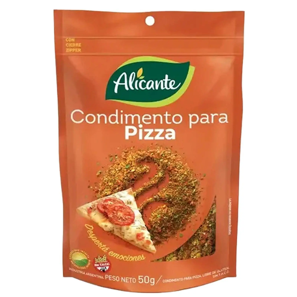 CONDIMENTO P/PIZZA ALICANTE X 25G *12