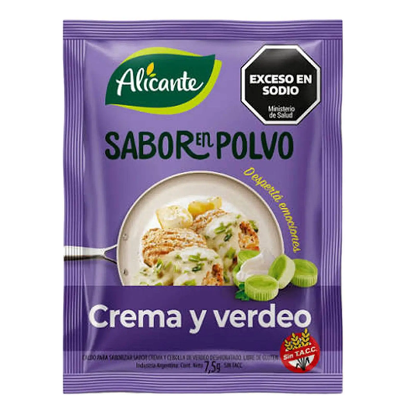 SABORIZANTE ALICANTE CREMA Y VERDEO X 12U *10